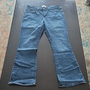 Levi's Women's Flare Jeans in Deep Blue